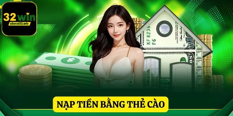 Nạp tiền bằng thẻ cào dễ dàng