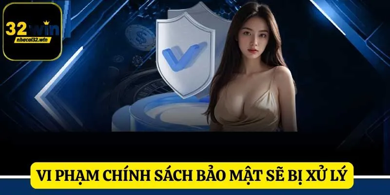 Vi phạm chính sách về bảo mật sẽ bị xử lý nghiêm khắc